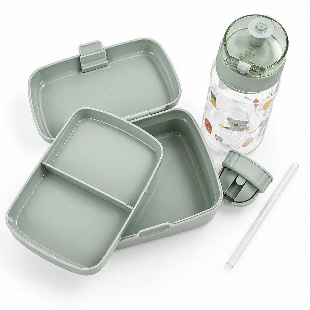 Set alimentacion Tupper+Botella - Granja