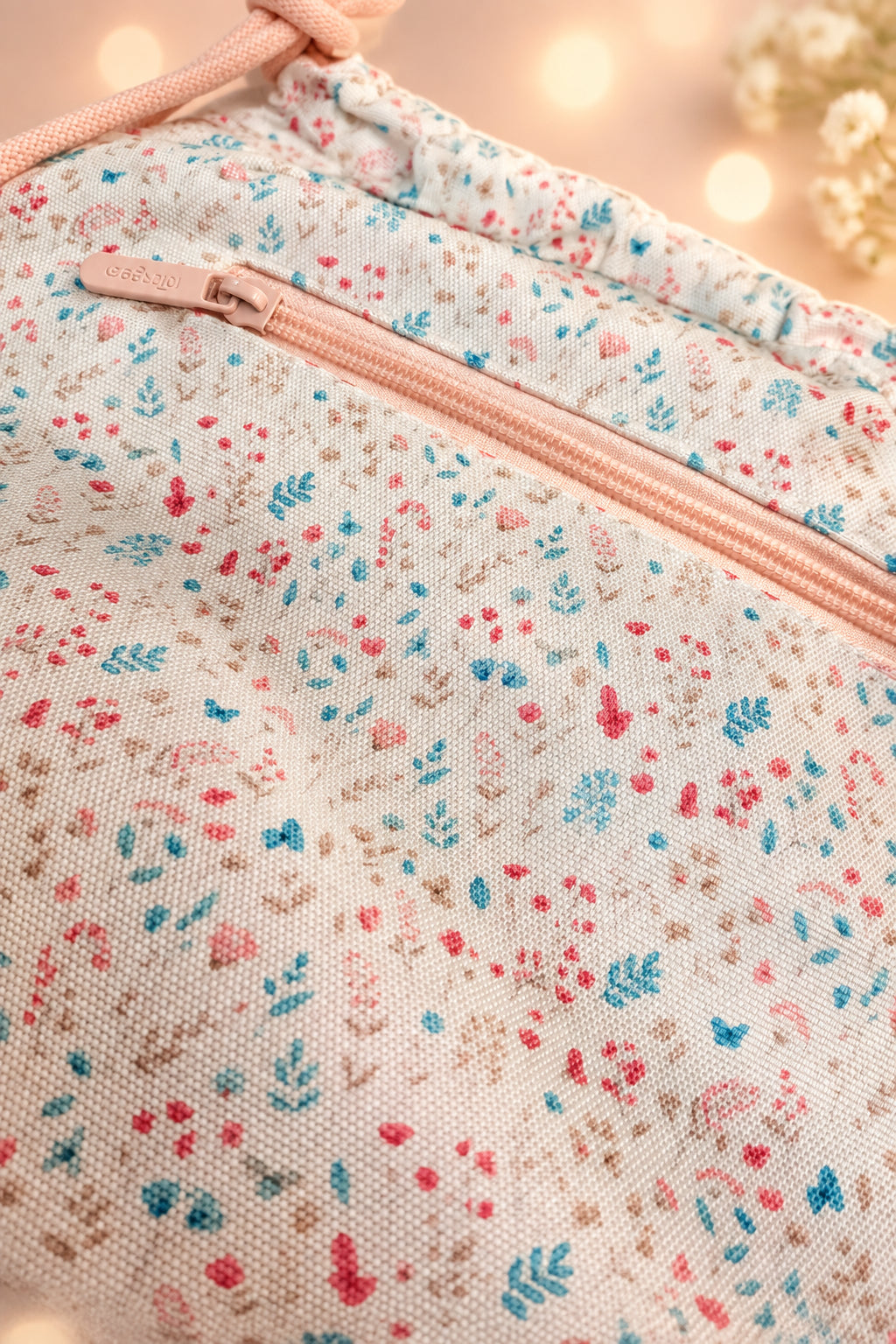 Mochila de cuerdas impermeable - Floral
