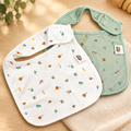Set de 2 Baberos de bambu personalizados - Granja