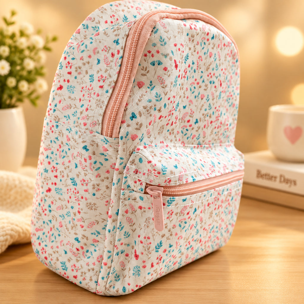Mochila escolar - Floral