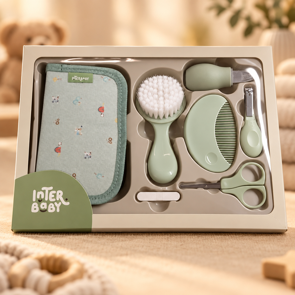 Set Baño. Toalla y neceser de aseo. Granja