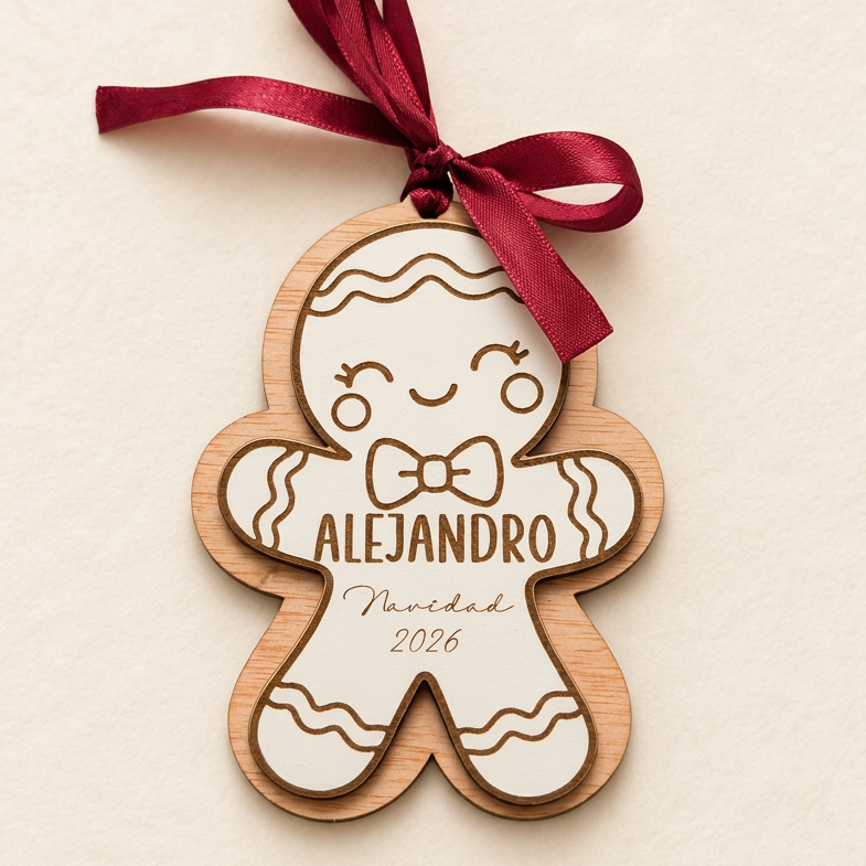 Adorno galleta de jenjibre