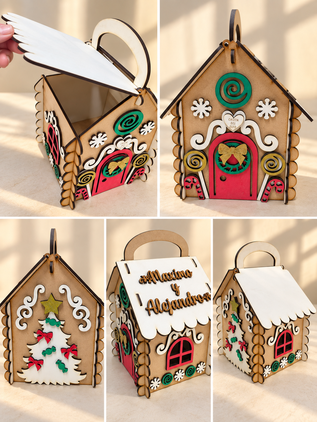 Casita Elfo Travieso personalizada