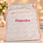 Mochila de cuerdas impermeable - Floral