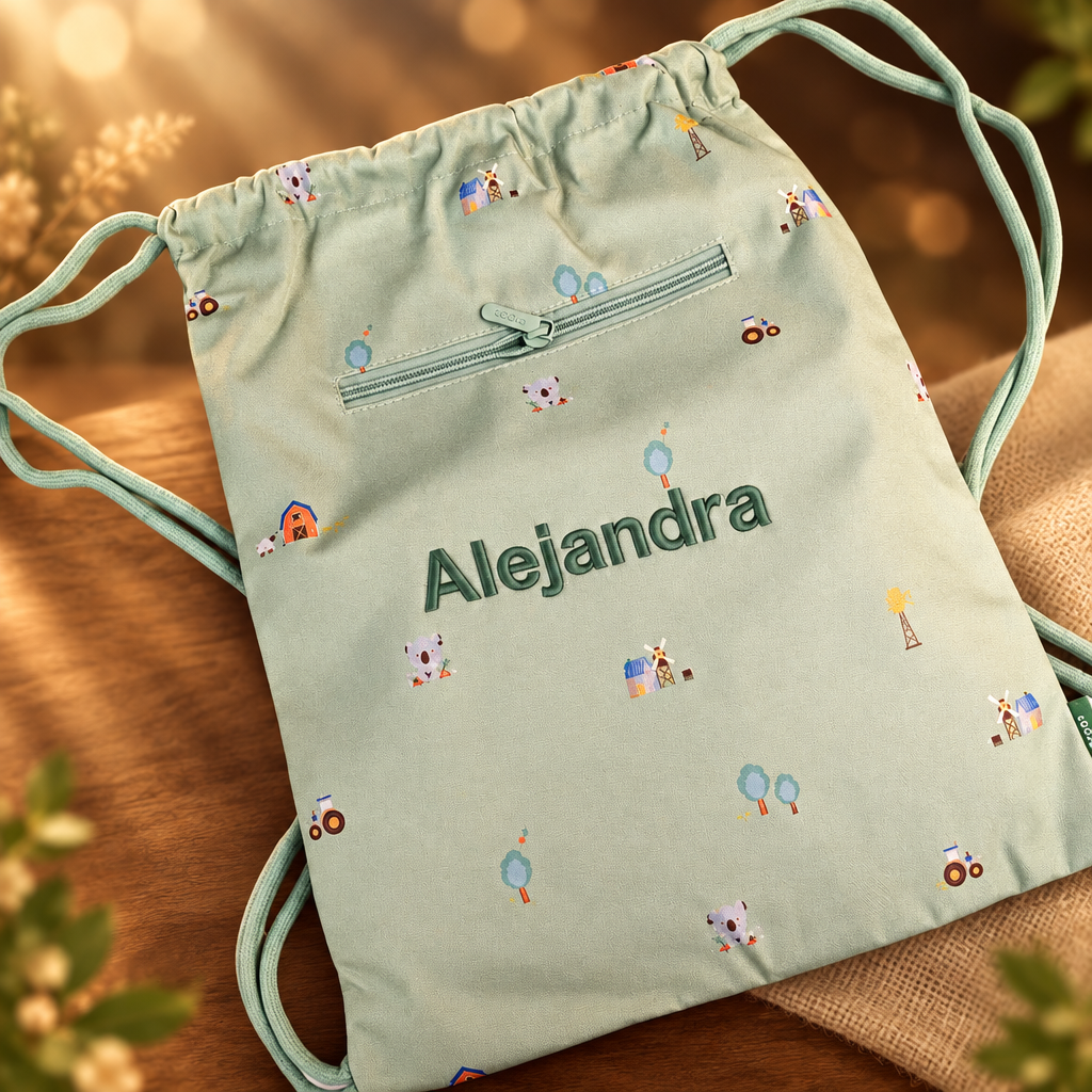 Mochila de cuerdas impermeable - Granja