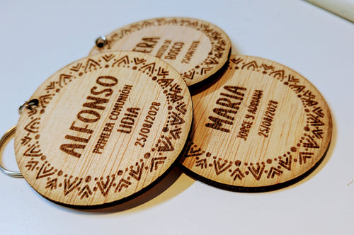 LLavero personalizado boho