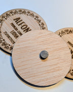 Marcasitios personalizado con imán boho