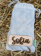 Placas Mensuales Bebé Personalizadas de Madera. Modelo globo. Modelo Safari