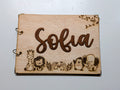 Álbum kraft personalizado para fotos y recuerdos, con 25 páginas de cartulina de 180 g y detalles en cobre viejo. Un regalo único y especial (Copia)