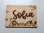 Álbum kraft personalizado para fotos y recuerdos, con 25 páginas de cartulina de 180 g y detalles en cobre viejo. Un regalo único y especial (Copia)