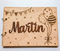 Álbum kraft personalizado para fotos y recuerdos, con 25 páginas de cartulina de 180 g y detalles en cobre viejo. Un regalo único y especial