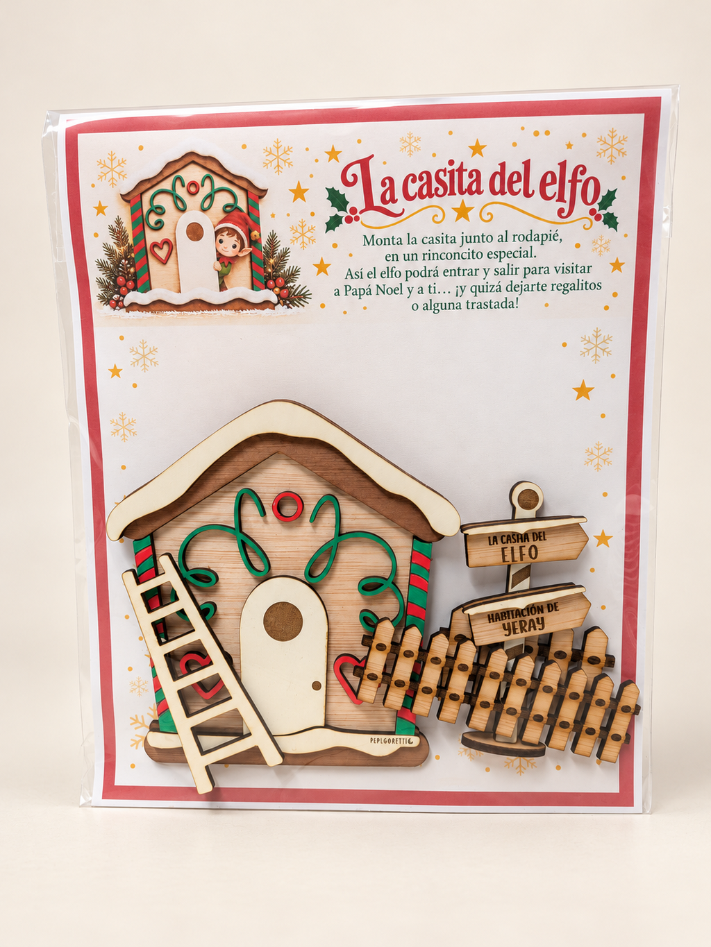 Casita de elfo para pared