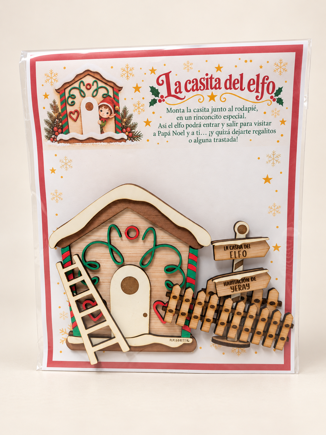 Casita de elfo para pared