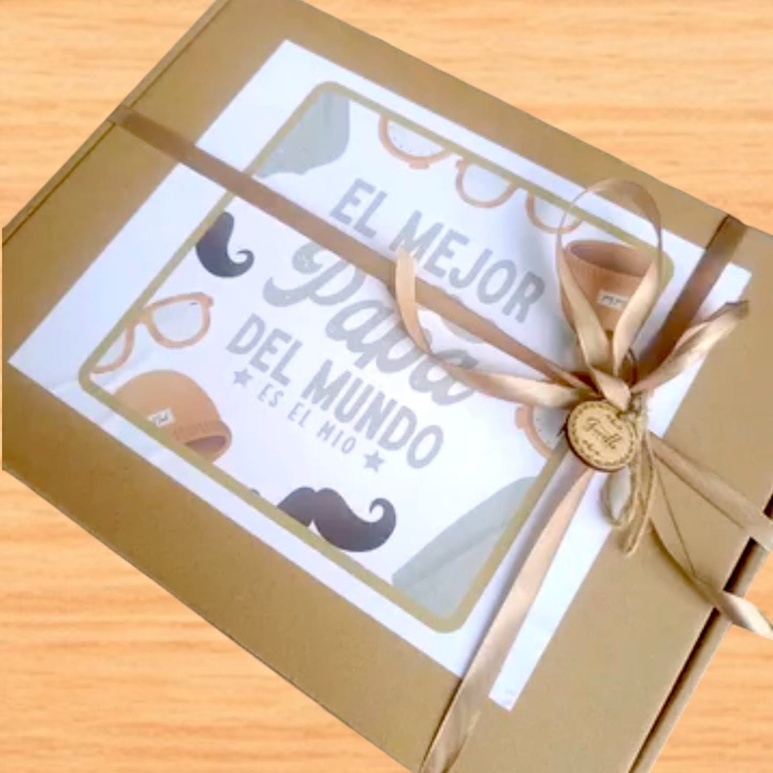 Marco de madera personalizado para papá | Regalo Día del Padre con nombre